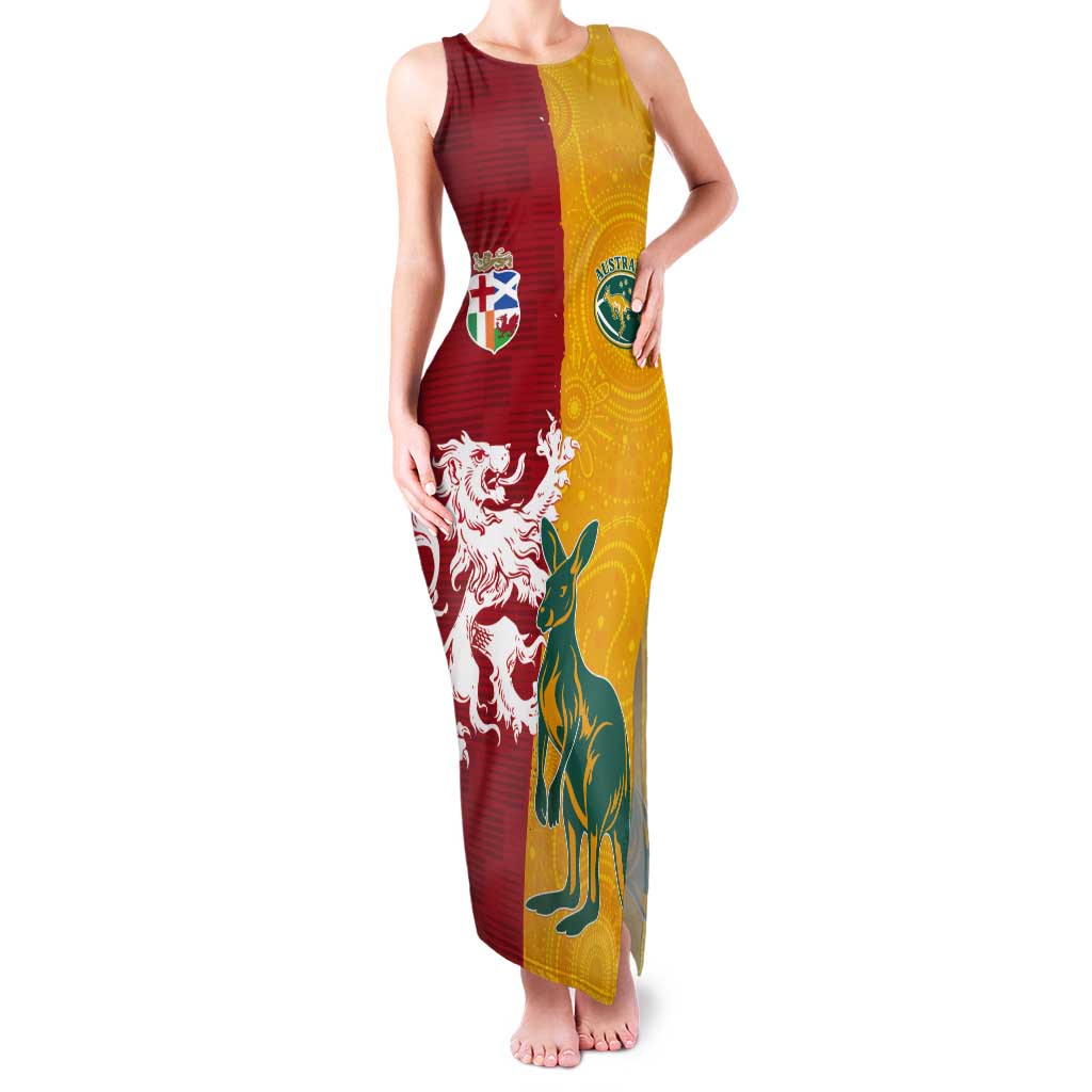 Custom British Lions Australia Tank Maxi Dress Unique Style - Wonder Print Shop