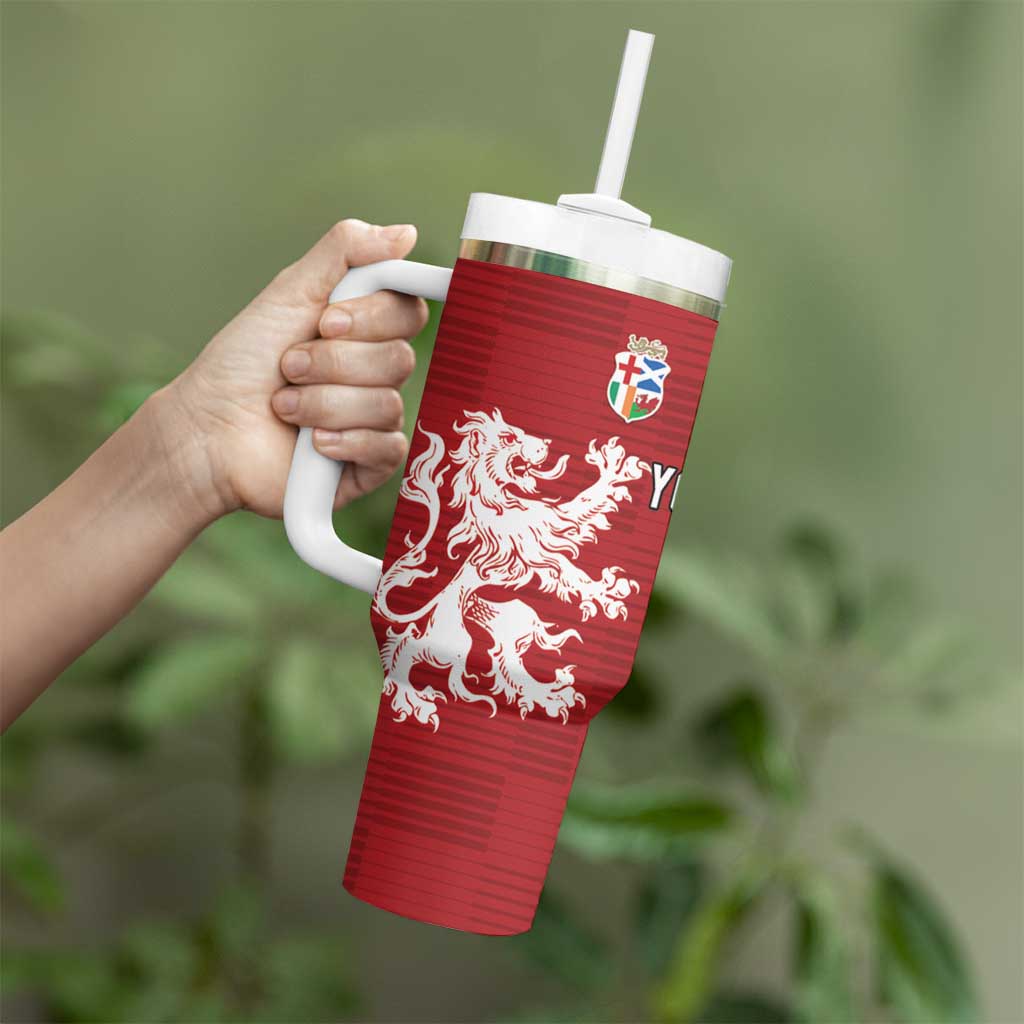 Custom British Lions Australia Tumbler With Handle Unique Style - Wonder Print Shop