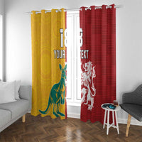Custom British Lions Australia Window Curtain Unique Style - Wonder Print Shop
