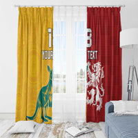 Custom British Lions Australia Window Curtain Unique Style - Wonder Print Shop