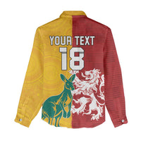 Custom British Lions Australia Women Casual Shirt Unique Style - Wonder Print Shop