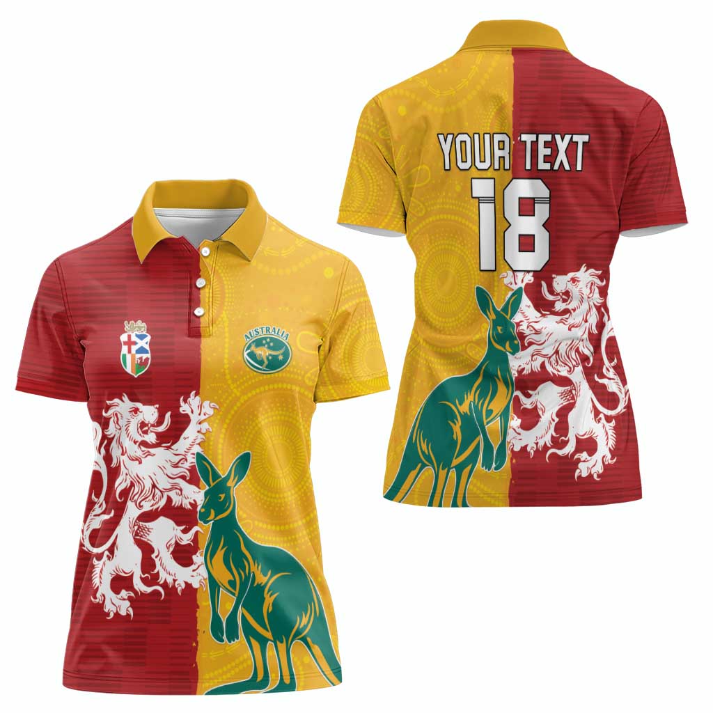 Custom British Lions Australia Women Polo Shirt Unique Style - Wonder Print Shop