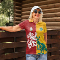 Custom British Lions Australia Women Polo Shirt Unique Style - Wonder Print Shop