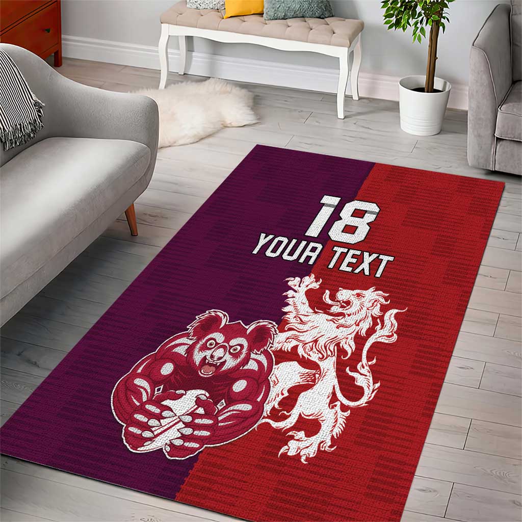 Custom British Lions Brumbies Area Rug Unique Style - Wonder Print Shop