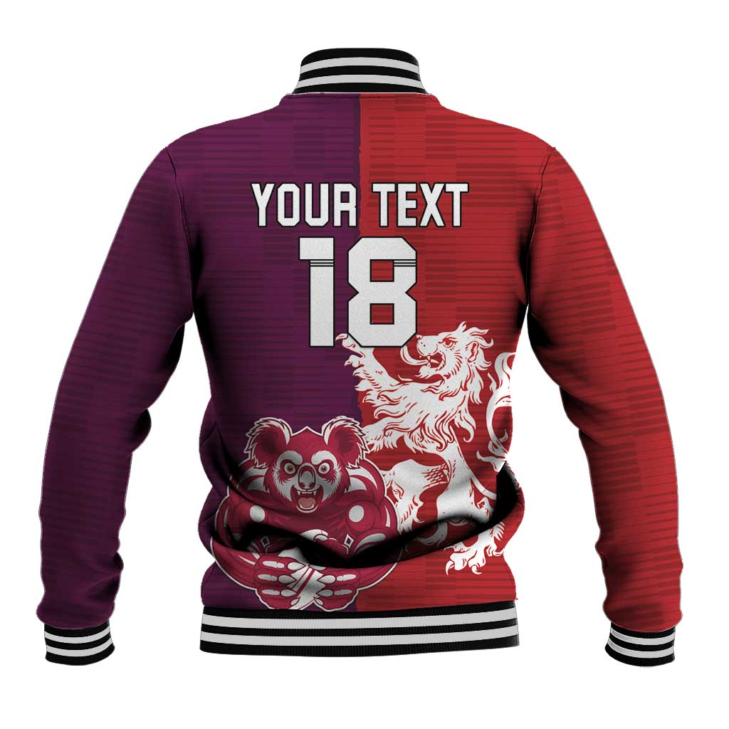 Custom British Lions Brumbies Baseball Jacket Unique Style - Wonder Print Shop