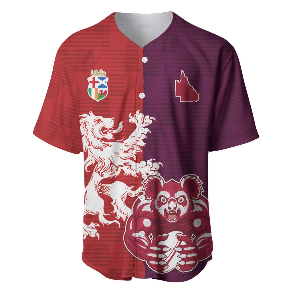 Custom British Lions Brumbies Baseball Jersey Unique Style - Wonder Print Shop
