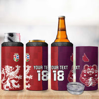 Custom British Lions Brumbies 4 in 1 Can Cooler Tumbler Unique Style - Wonder Print Shop