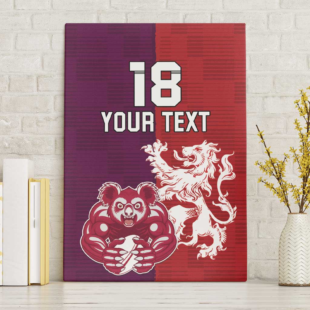 Custom British Lions Brumbies Canvas Wall Art Unique Style - Wonder Print Shop