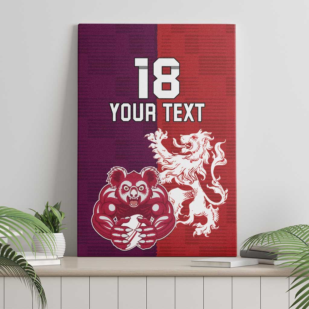 Custom British Lions Brumbies Canvas Wall Art Unique Style - Wonder Print Shop