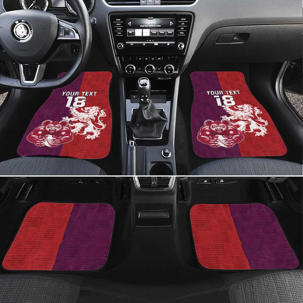 Custom British Lions Brumbies Car Mats Unique Style - Wonder Print Shop