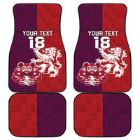 Custom British Lions Brumbies Car Mats Unique Style - Wonder Print Shop