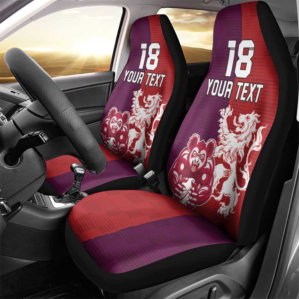 Custom British Lions Brumbies Car Seat Cover Unique Style - Wonder Print Shop