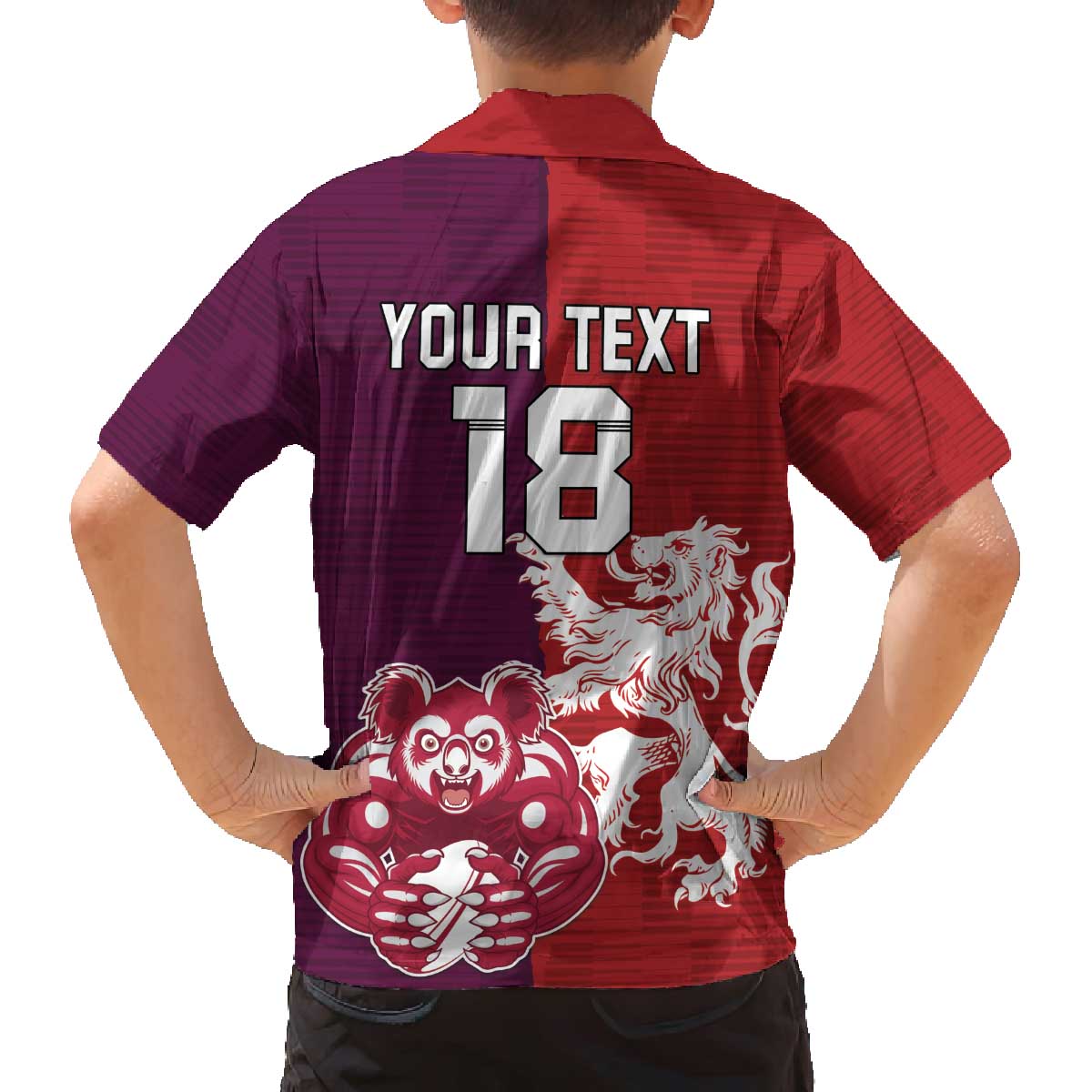 Custom British Lions Brumbies Family Matching Off The Shoulder Long Sleeve Dress and Hawaiian Shirt Unique Style - Wonder Print Shop