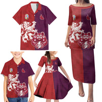 Custom British Lions Brumbies Family Matching Puletasi and Hawaiian Shirt Unique Style - Wonder Print Shop