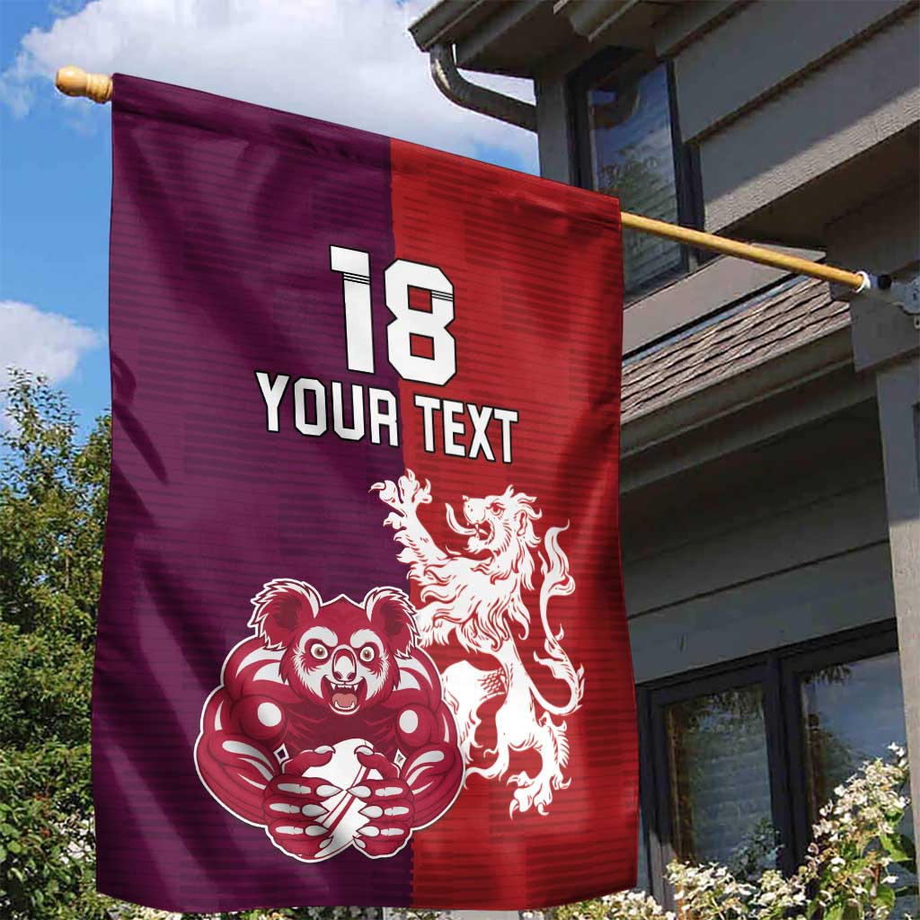 Custom British Lions Brumbies Garden Flag Unique Style - Wonder Print Shop