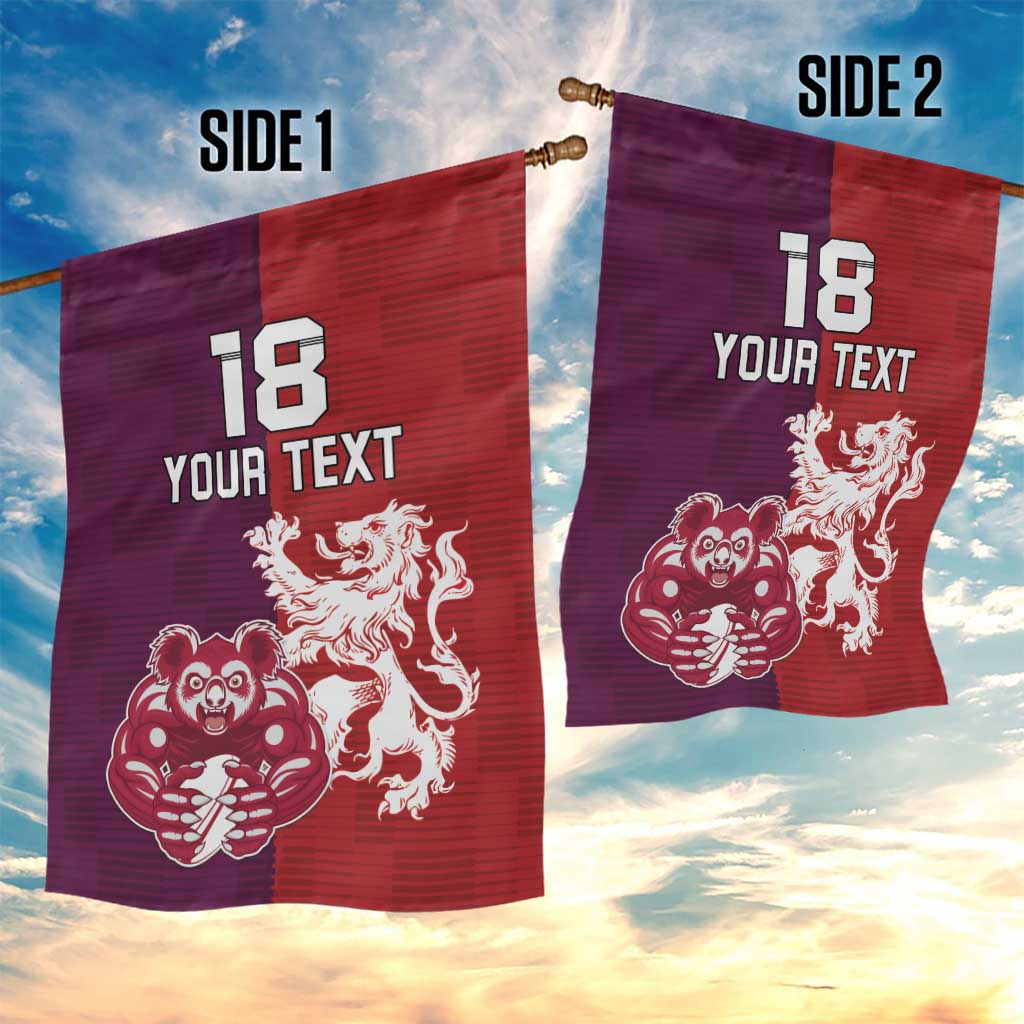Custom British Lions Brumbies Garden Flag Unique Style - Wonder Print Shop