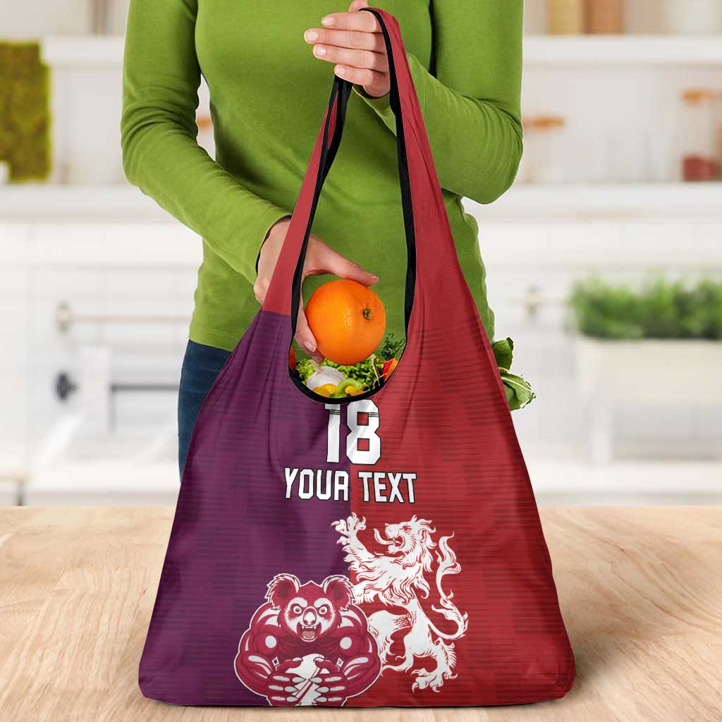 Custom British Lions Brumbies Grocery Bag Unique Style - Wonder Print Shop