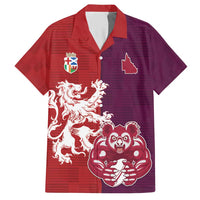 Custom British Lions Brumbies Hawaiian Shirt Unique Style - Wonder Print Shop