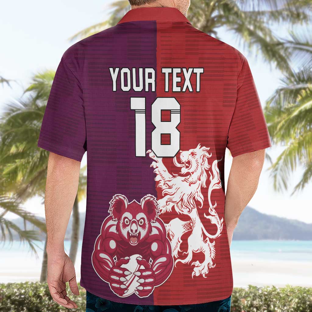 Custom British Lions Brumbies Hawaiian Shirt Unique Style - Wonder Print Shop