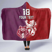 Custom British Lions Brumbies Hooded Blanket Unique Style - Wonder Print Shop