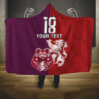 Custom British Lions Brumbies Hooded Blanket Unique Style - Wonder Print Shop