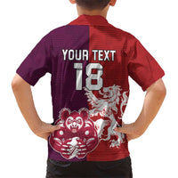 Custom British Lions Brumbies Kid Hawaiian Shirt Unique Style - Wonder Print Shop