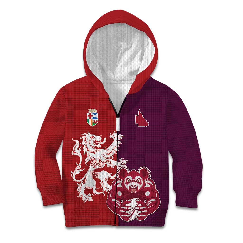 Custom British Lions Brumbies Kid Hoodie Unique Style - Wonder Print Shop