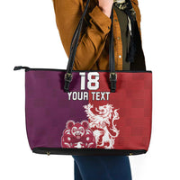 Custom British Lions Brumbies Leather Tote Bag Unique Style - Wonder Print Shop