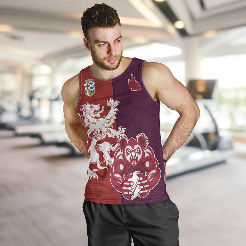 Custom British Lions Brumbies Men Tank Top Unique Style - Wonder Print Shop