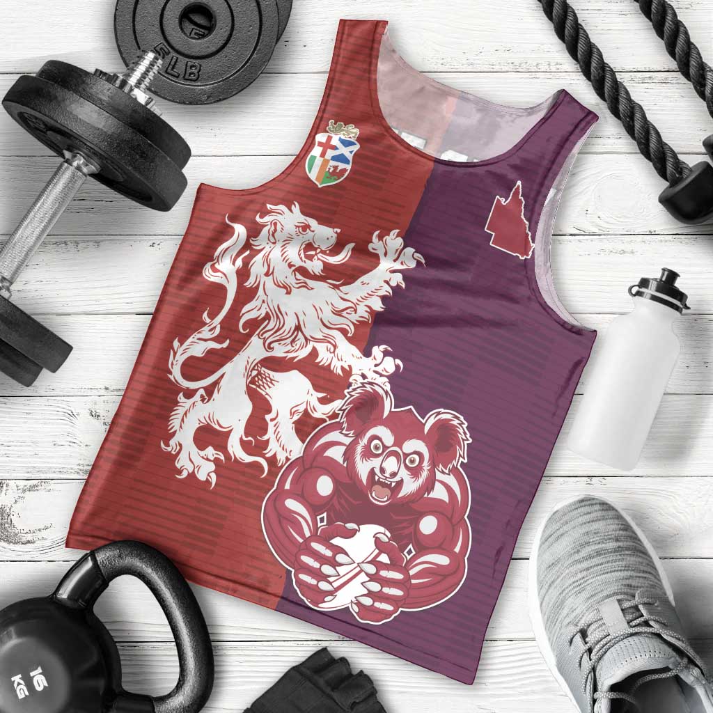 Custom British Lions Brumbies Men Tank Top Unique Style - Wonder Print Shop