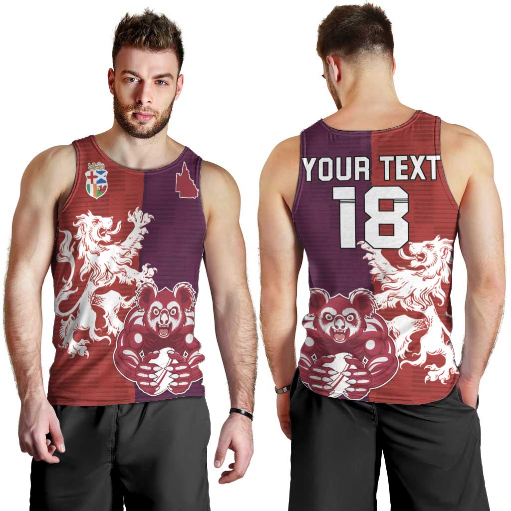 Custom British Lions Brumbies Men Tank Top Unique Style - Wonder Print Shop