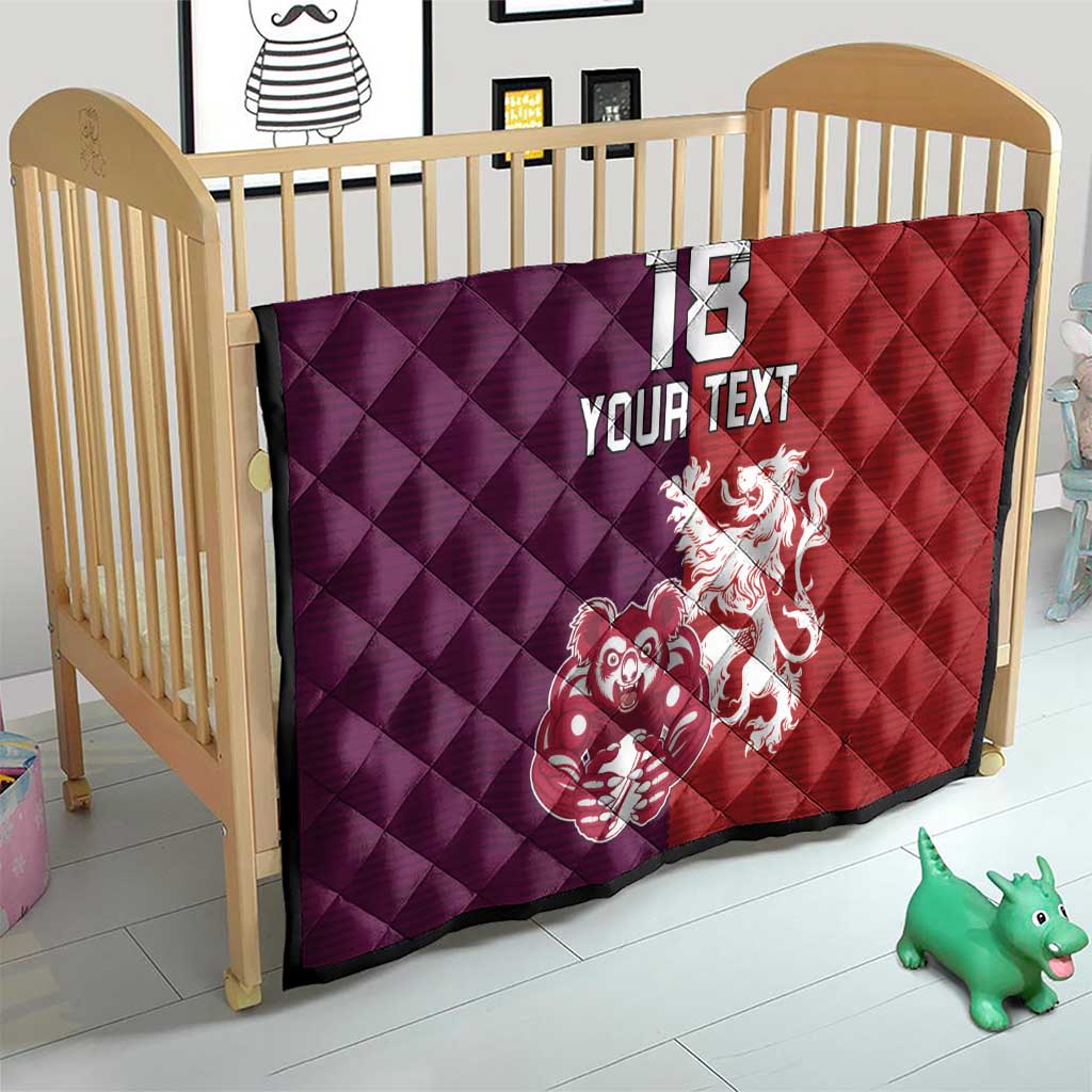 Custom British Lions Brumbies Quilt Unique Style - Wonder Print Shop