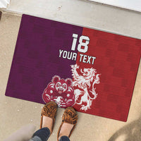 Custom British Lions Brumbies Rubber Doormat Unique Style - Wonder Print Shop
