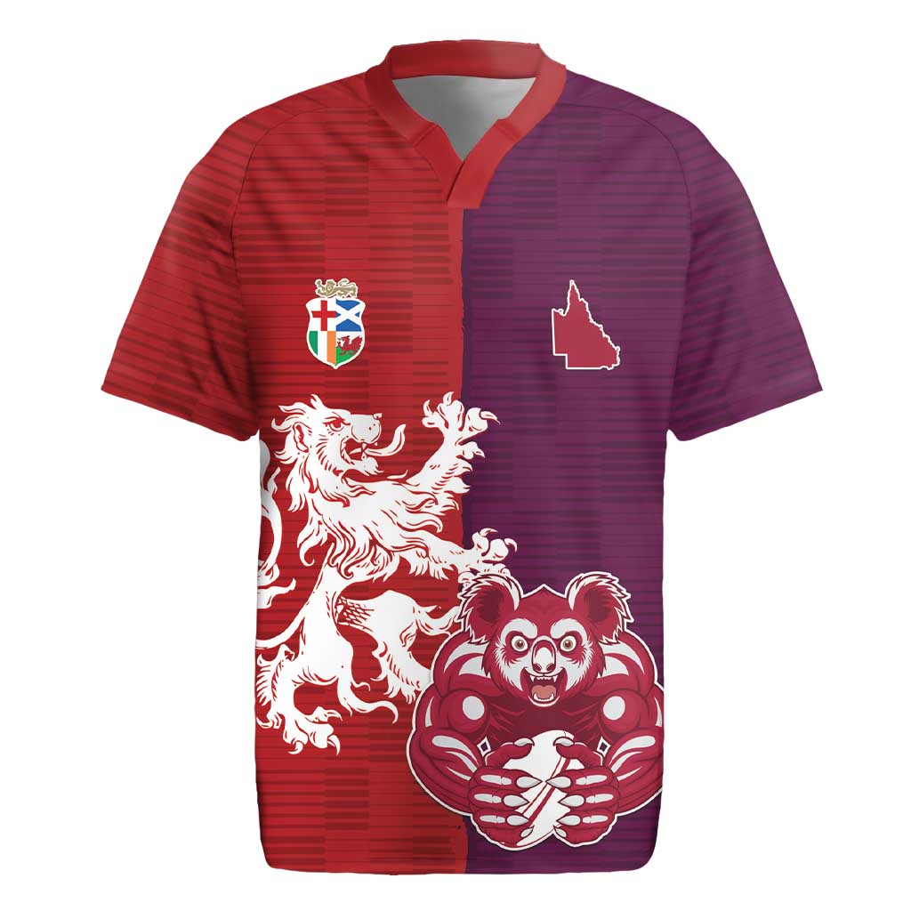 Custom British Lions Brumbies Rugby Jersey Unique Style - Wonder Print Shop