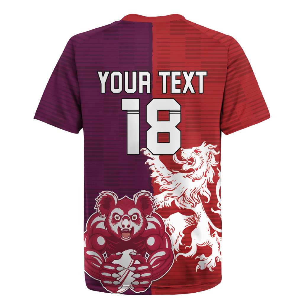 Custom British Lions Brumbies Rugby Jersey Unique Style - Wonder Print Shop