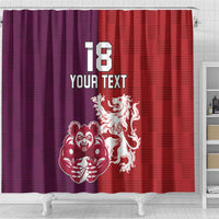 Custom British Lions Brumbies Shower Curtain Unique Style - Wonder Print Shop
