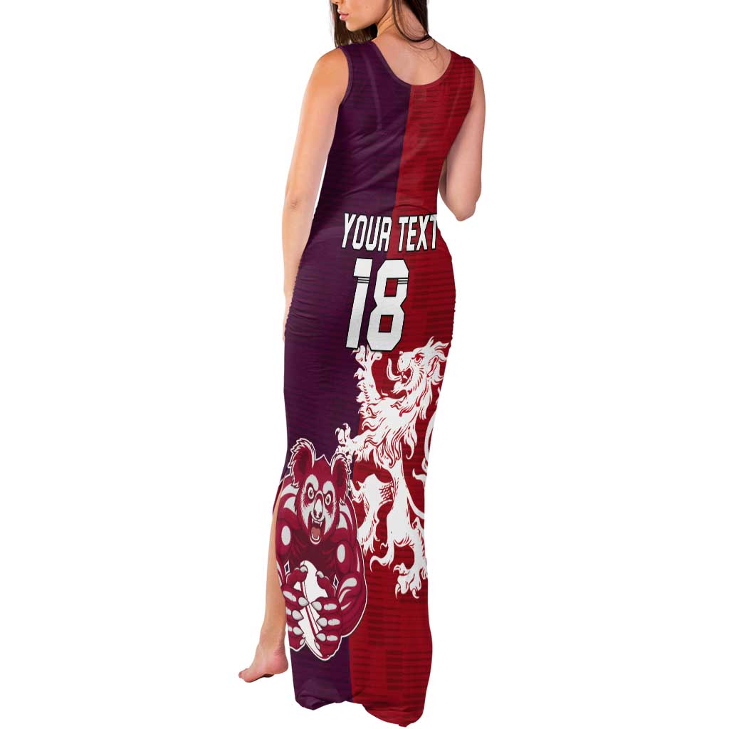 Custom British Lions Brumbies Tank Maxi Dress Unique Style - Wonder Print Shop