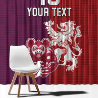 Custom British Lions Brumbies Window Curtain Unique Style - Wonder Print Shop