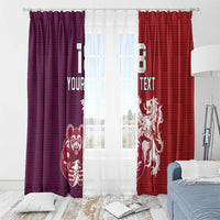 Custom British Lions Brumbies Window Curtain Unique Style - Wonder Print Shop