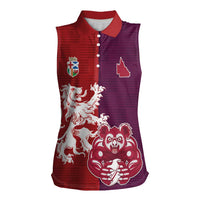 Custom British Lions Brumbies Women Sleeveless Polo Shirt Unique Style - Wonder Print Shop