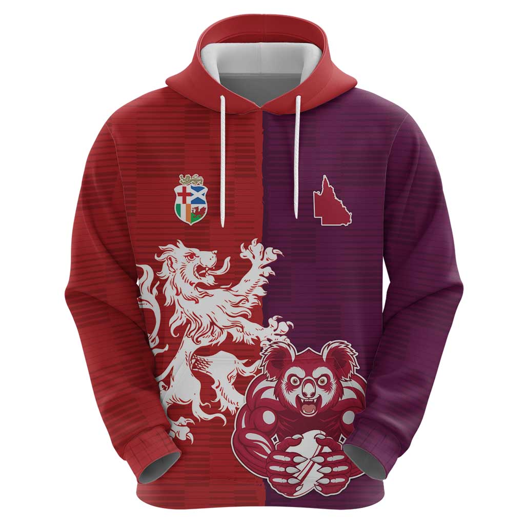 Custom British Lions Brumbies Zip Hoodie Unique Style - Wonder Print Shop