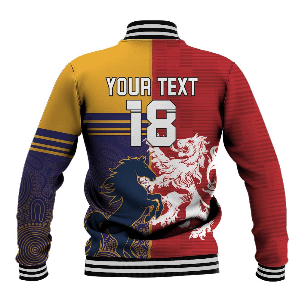 Custom British Lions Queensland Baseball Jacket Unique Style - Wonder Print Shop