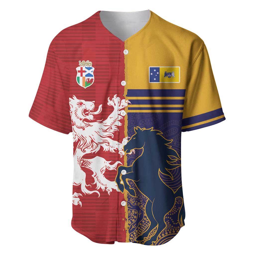 Custom British Lions Queensland Baseball Jersey Unique Style - Wonder Print Shop
