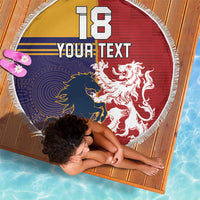 Custom British Lions Queensland Beach Blanket Unique Style - Wonder Print Shop