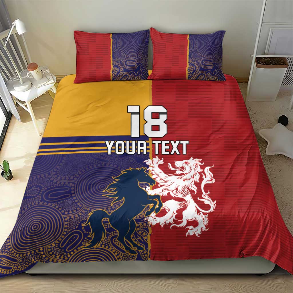 Custom British Lions Queensland Bedding Set Unique Style - Wonder Print Shop
