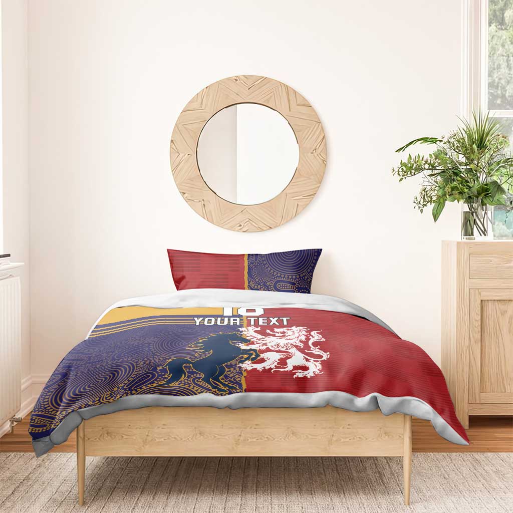 Custom British Lions Queensland Bedding Set Unique Style - Wonder Print Shop