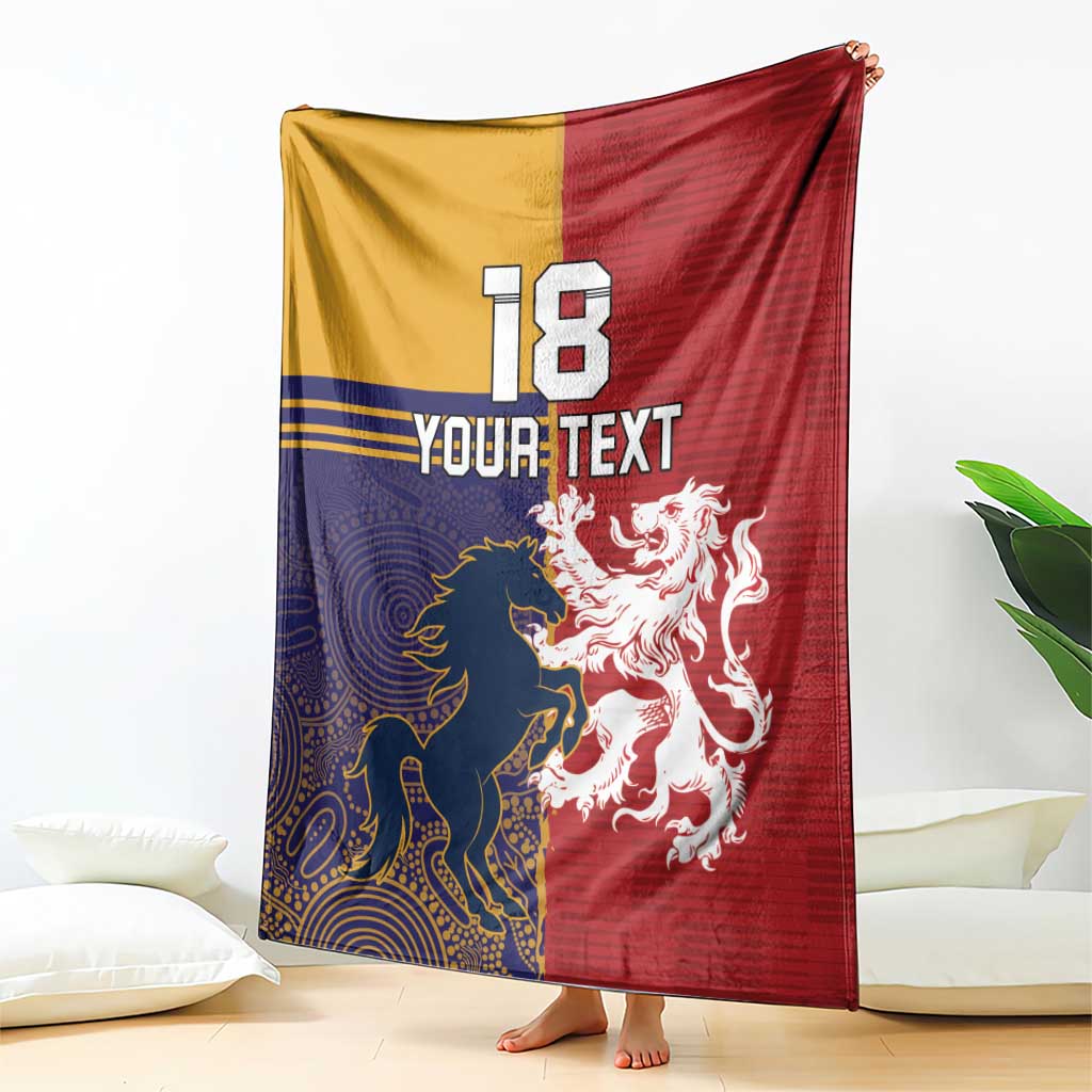 Custom British Lions Queensland Blanket Unique Style - Wonder Print Shop