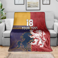 Custom British Lions Queensland Blanket Unique Style - Wonder Print Shop