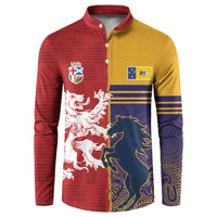Custom British Lions Queensland Button Sweatshirt Unique Style - Wonder Print Shop
