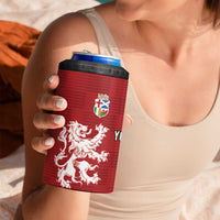 Custom British Lions Queensland 4 in 1 Can Cooler Tumbler Unique Style - Wonder Print Shop